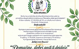 "Domaćine, dobri gosti ti dojdo&scaron;e" - Letni/godi&scaron;nji koncert KUD Bela krajina
